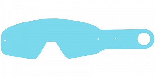 strhávací slídy plexi pro brýle FOX RACING řady AIRSPACE, Q-TECH (50 vrstev v balení, čiré)
